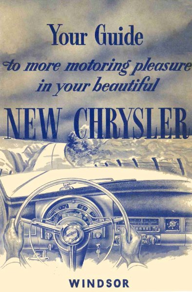 1953 Chrysler Windsor Owner's Manual