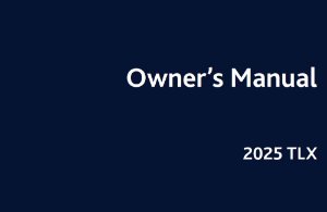 2025 Acura TLX Owner's Manual