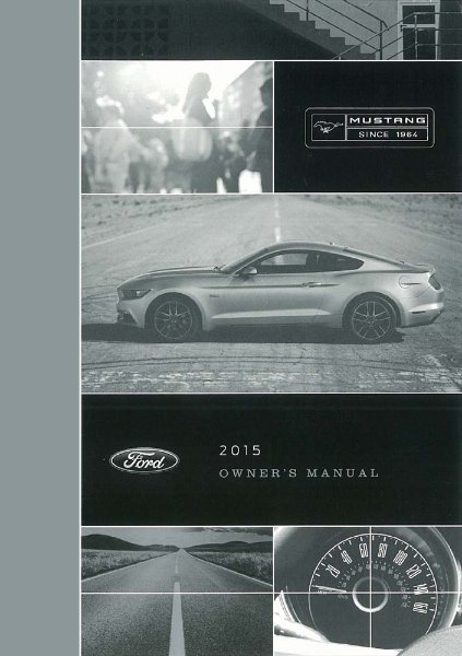 2015 Ford Mustang Owner's Manual