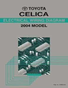 2004 Toyota Celica Wiring Diagrams Manual