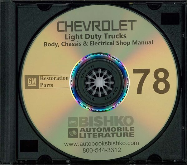 1978 Chevrolet C10, C20, C30, K10, K20, K30 Light Duty, G