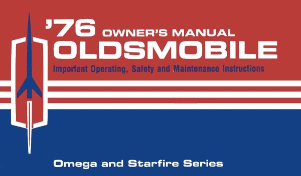 1976 Oldsmobile Omega & Starfire Owner's Manual