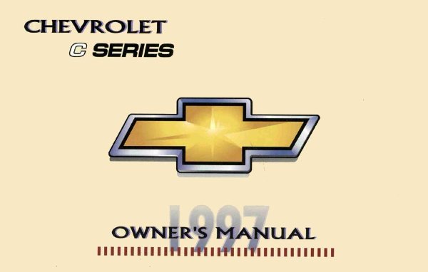 1997 Chevrolet C-Series Owner's Manual