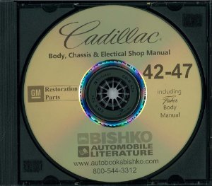 1943–1947 Cadillac ALL MODELS FISHER BODY Factory Shop Service Manual