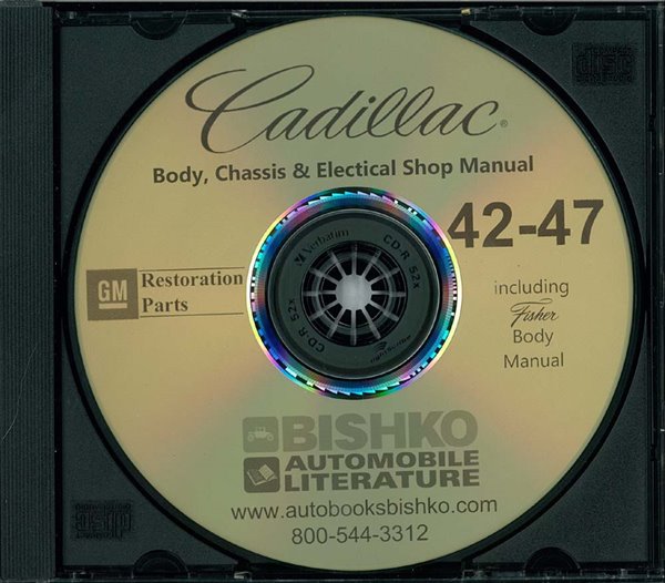 1943–1947 Cadillac ALL MODELS FISHER BODY Factory Shop Service Manual