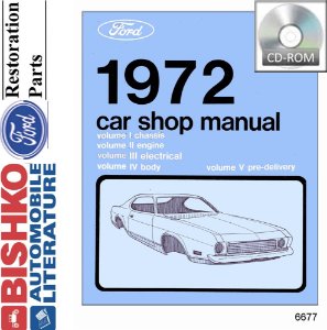 1972 Ford Lincoln Mercury Shop Service Repair Manual PDF Engine Electrical