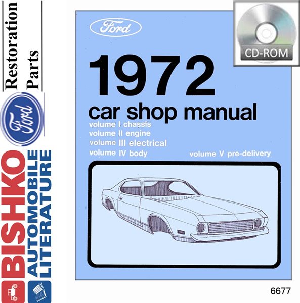 1972 Ford Lincoln Mercury Shop Service Repair Manual PDF Engine Electrical