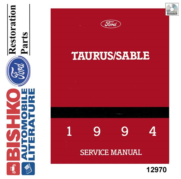 1994 Ford Taurus, Sable Factory Shop Service Manual