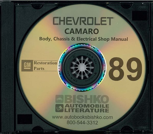 1989 Chevrolet Camaro Factory Shop Service Manual