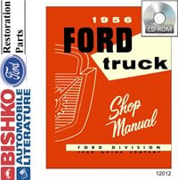 1956 FORD TRUCK Full Line Body, Chassis & Electrical Service Manual
