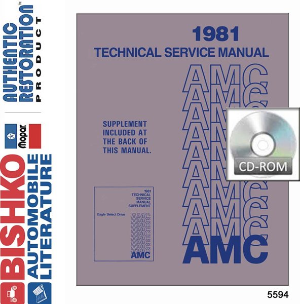 1981 AMC Concord, Eagle, Spirit Factory Shop Service Manual