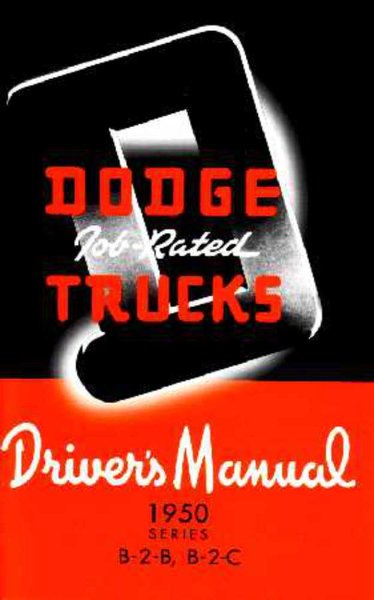 1950 Dodge B-2-B, B-2-C Owner's Manual