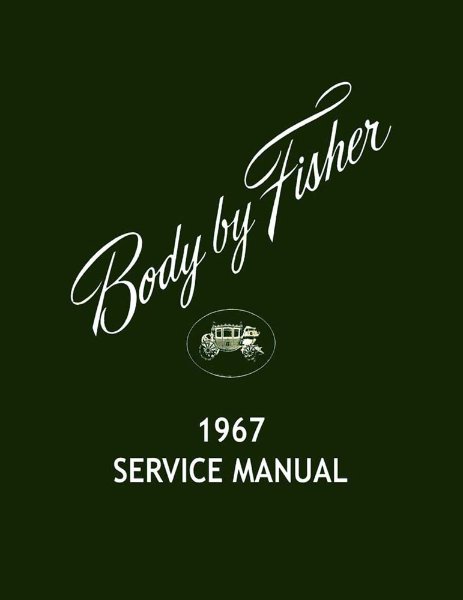 1967 Buick Cadillac Chevrolet Body Shop Service Repair Manual Book Engine