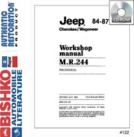 1984-88 JEEP CHEROKEE & WAGONEER Body, Chassis & Electrical Service Manual sample image