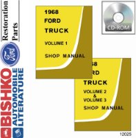 1968 Ford Truck (Except Bronco/Econoline) Shop Service Repair Manual PDF Engine sample image