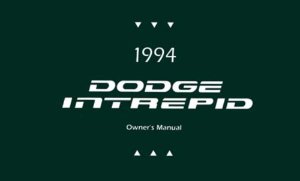 1994 Dodge Intrepid Owner's Manual