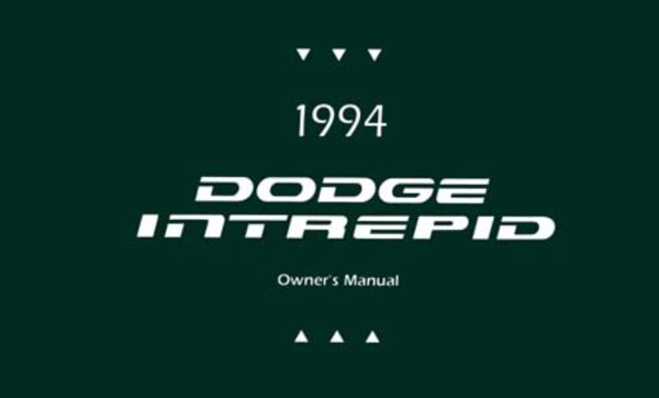 1994 Dodge Intrepid Owner's Manual