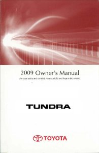 2009 Toyota TUNDRA Owner's Manual