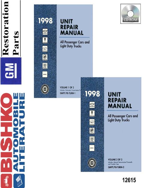 1998 Chevrolet All Passenger Cars and Light Duty Trucks Factory Shop Service