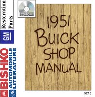 1951 BUICK Body, Chassis & Electrical Service Manual sample image