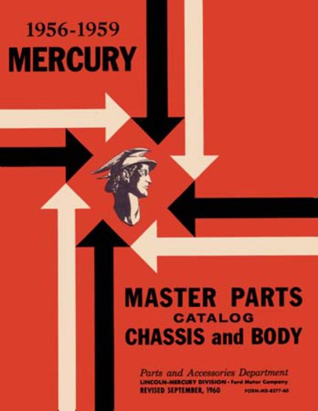1956–1959 Mercury All Models Parts Book