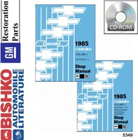 1985 CHEVROLET CAMARO Body, Chassis & Electrical Service Manual sample image