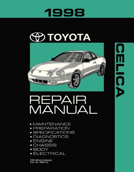 1998 Toyota Celica Factory Shop Service Manual