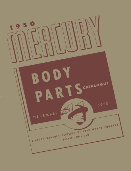 1950 Mercury M-47, Mercury, Monterey Parts Book