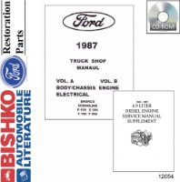 1987 Ford Light Duty Truck (w/ 83-87 Diesel Supplement) Service Manual PDF sample image