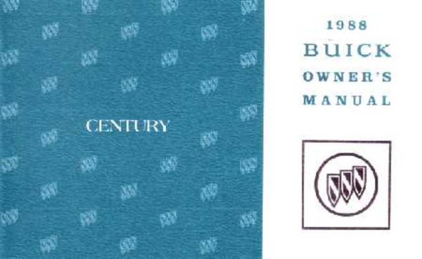 1988 Buick Century Owner's Manual