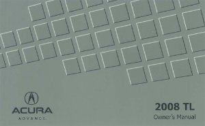 2008 Acura TL Owner's Manual