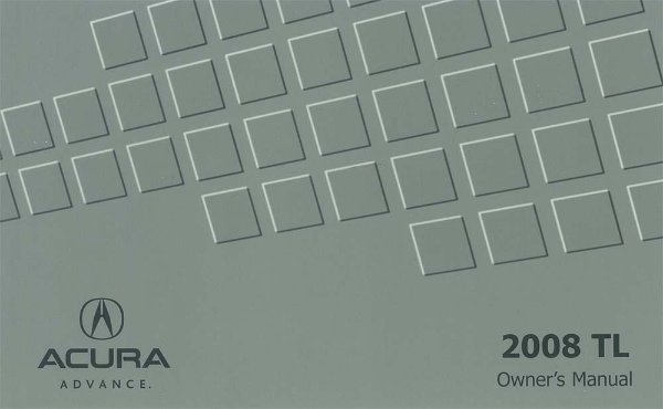 2008 Acura TL Owner's Manual