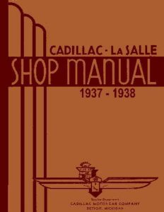 1937–1938 Cadillac ALL MODELS - CHASSIS Factory Shop Service Manual