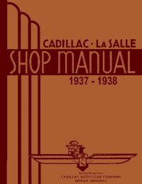 1937 1938 Cadillac 60 90 Shop Service Repair Manual