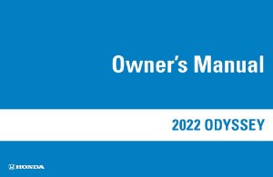 2022 Honda Odyssey Owner's Manual