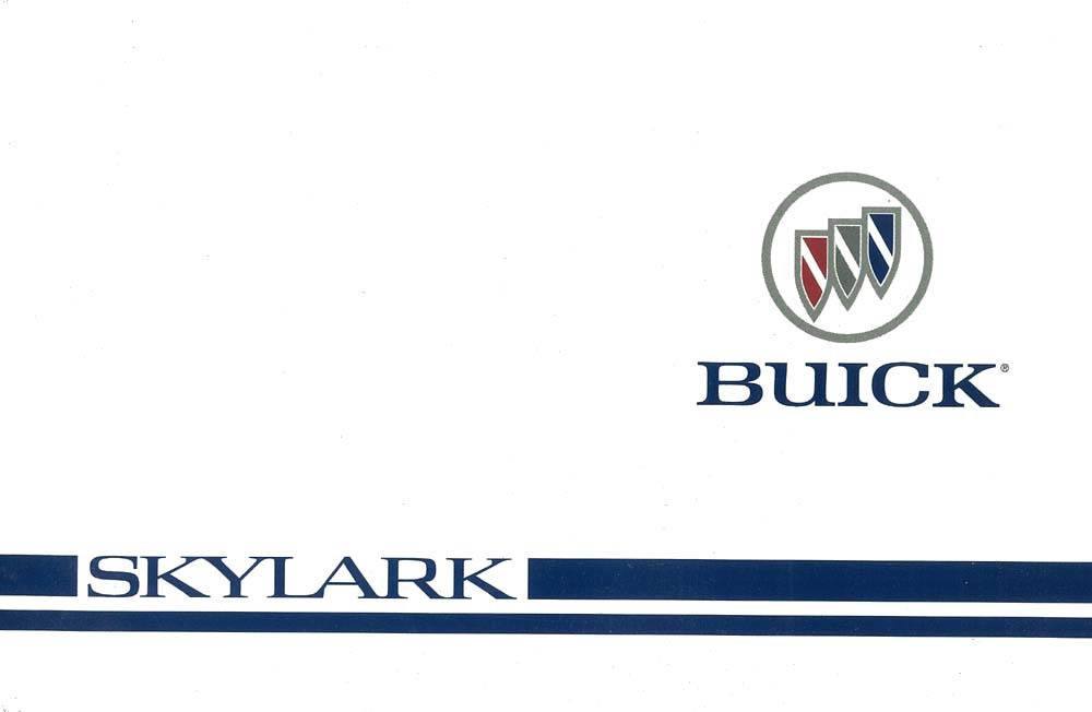 1996 Buick Skylark Owner's Manual