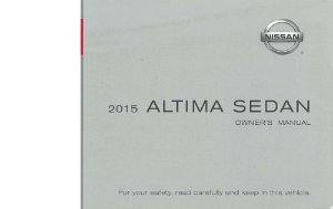 2015 Nissan Altima Sedan Owner's Manual