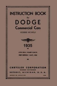 1935 Dodge KC, KCL Owner's Manual
