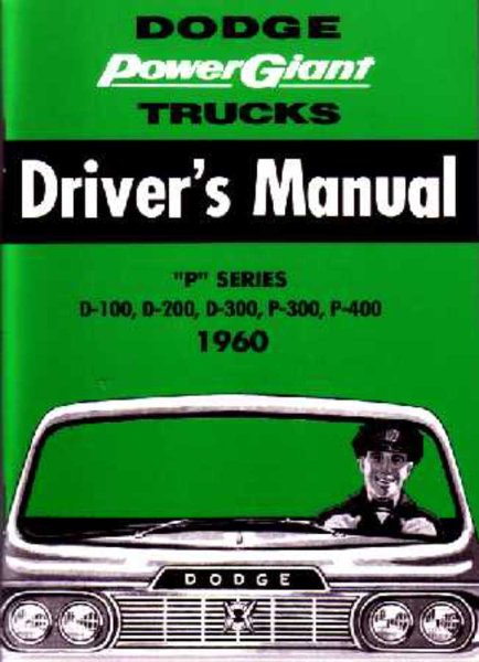 1960 Dodge P Series Owner's Manual