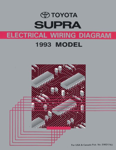 1993 Toyota Supra Wiring Diagrams Manual