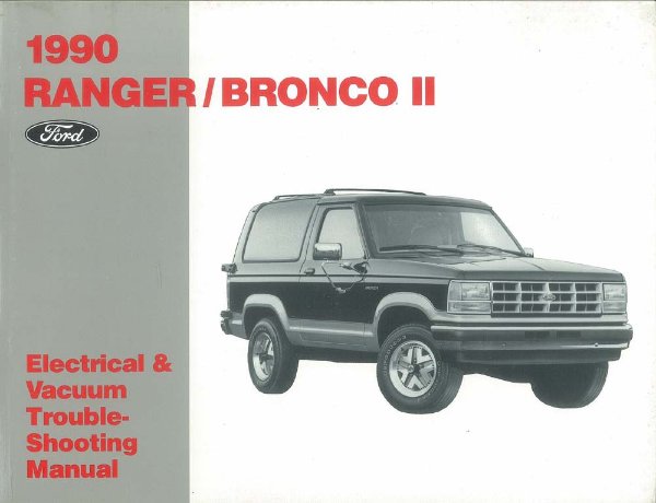 1990 Ford Bronco II, Ranger EVTM Wiring Diagrams Manual