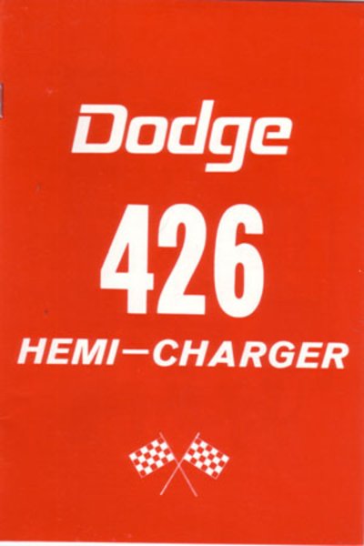 1964 Dodge 426 Hemicharger Owner's Manual