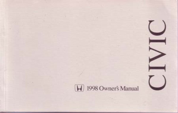 1998 Honda Civic Hatchback Owner's Manual