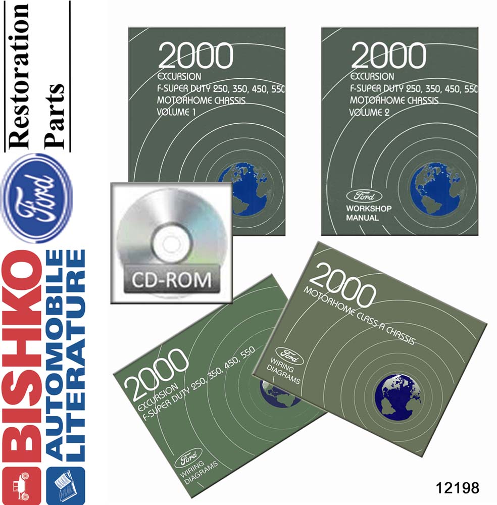 2000 Ford Excursion F250-F550 Motorhome Shop Service Repair Manual PDF Engine
