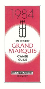 1984 Mercury Grand Marquis Owner's Manual