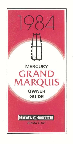 1984 Mercury Grand Marquis Owner's Manual