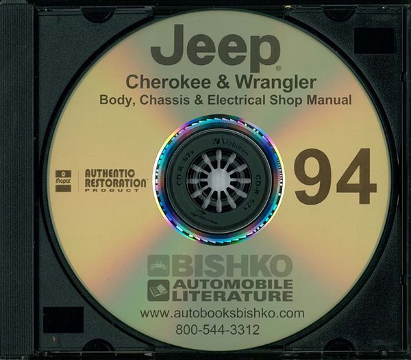 1994 Jeep Cherokee, Wrangler Factory Shop Service Manual