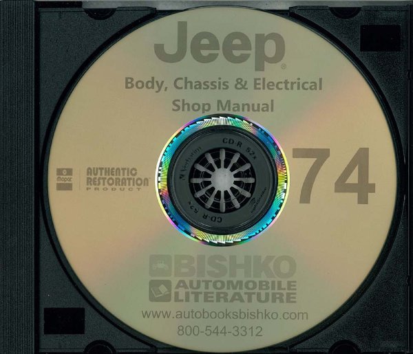 1974 Jeep All Models Factory Shop Service Manual