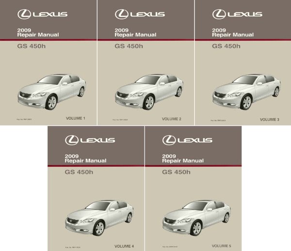 2009 Lexus GS 450h Factory Shop Service Manual