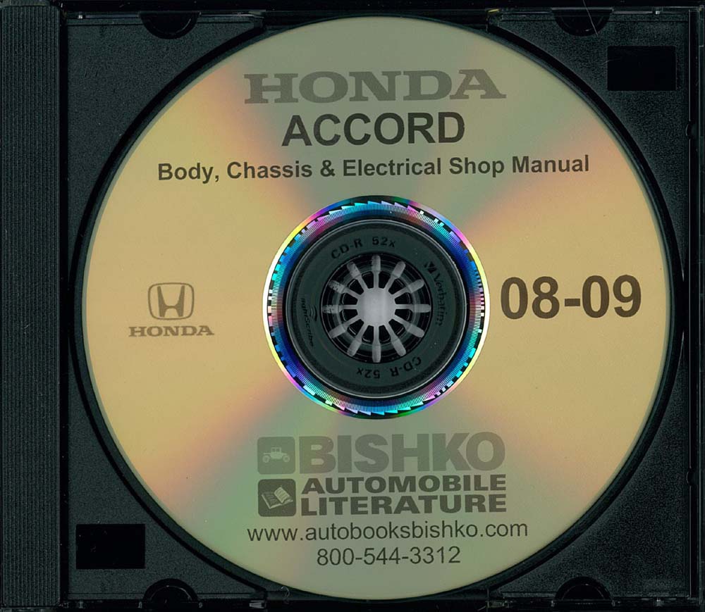 2008-2009 HONDA ACCORD (4 CYL ONLY) Body, Chassis & Electrical Service Manual